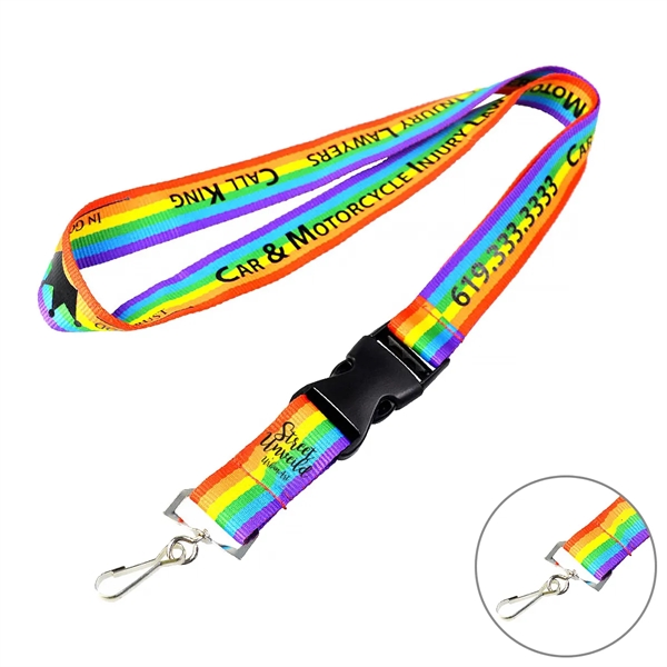 Rainbow Lanyard - Rainbow Lanyard - Image 0 of 1