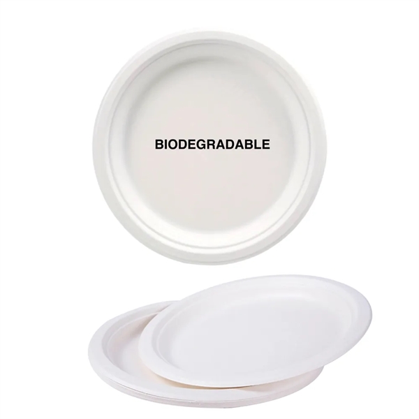 Eco-Friendly Disposable Biodegradable Plate - Eco-Friendly Disposable Biodegradable Plate - Image 0 of 1