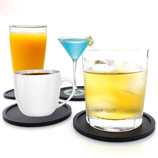 Spot silicone round thickened coaster - Spot silicone round thickened coaster - Image 2 of 4