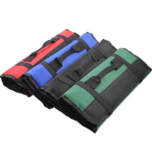 Tool Canvas Bag Wrench Roll Pouch Car Hanging Zipper Tote - Tool Canvas Bag Wrench Roll Pouch Car Hanging Zipper Tote - Image 0 of 1