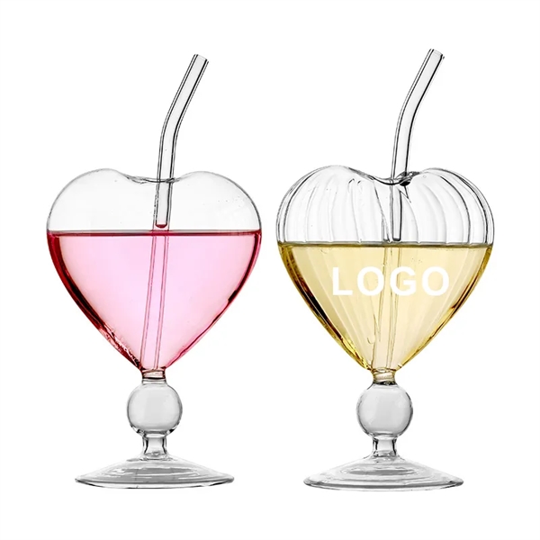 7.5OZ Creative heart-shaped bar cocktail glass - 7.5OZ Creative heart-shaped bar cocktail glass - Image 0 of 4