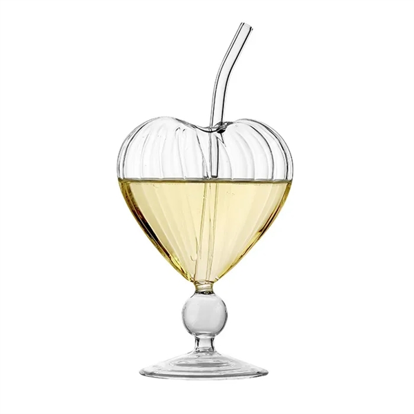 7.5OZ Creative heart-shaped bar cocktail glass - 7.5OZ Creative heart-shaped bar cocktail glass - Image 2 of 4