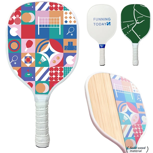 Custom Sports Wooden Pickleball Paddle Rackets(two packs) - Custom Sports Wooden Pickleball Paddle Rackets(two packs) - Image 0 of 3