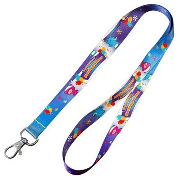 1" Full Color Lanyard - 1" Full Color Lanyard - Image 1 of 1