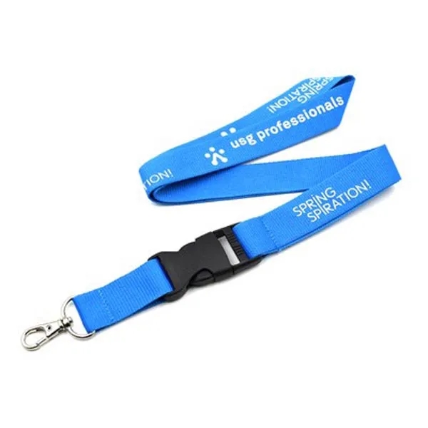1/2" Buckle Release Premium Nylon Lanyard - 1/2" Buckle Release Premium Nylon Lanyard - Image 0 of 4