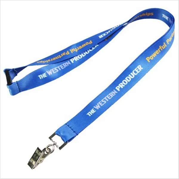 1/2" Safety Breakaway Premium Nylon Lanyard - 1/2" Safety Breakaway Premium Nylon Lanyard - Image 0 of 4