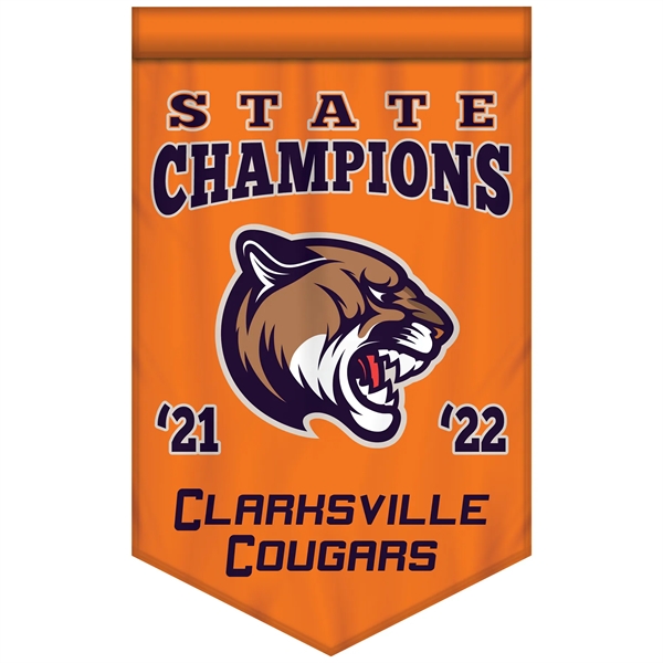 2' x 3' Championship Banner Double Sided V-Cut - 2' x 3' Championship Banner Double Sided V-Cut - Image 3 of 3