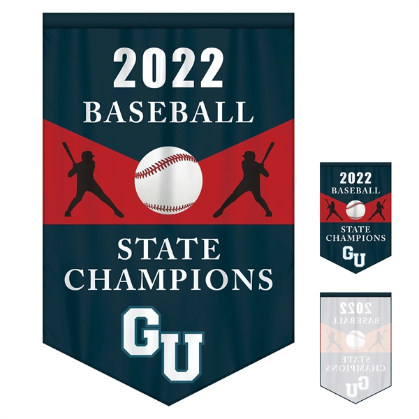 4' x 6' Championship Banner Single Sided V-Cut - 4' x 6' Championship Banner Single Sided V-Cut - Image 0 of 3