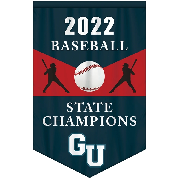 4' x 6' Championship Banner Single Sided V-Cut - 4' x 6' Championship Banner Single Sided V-Cut - Image 1 of 3