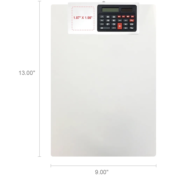 Bridgeport Clipboard with Calculator Clip - Bridgeport Clipboard with Calculator Clip - Image 7 of 9