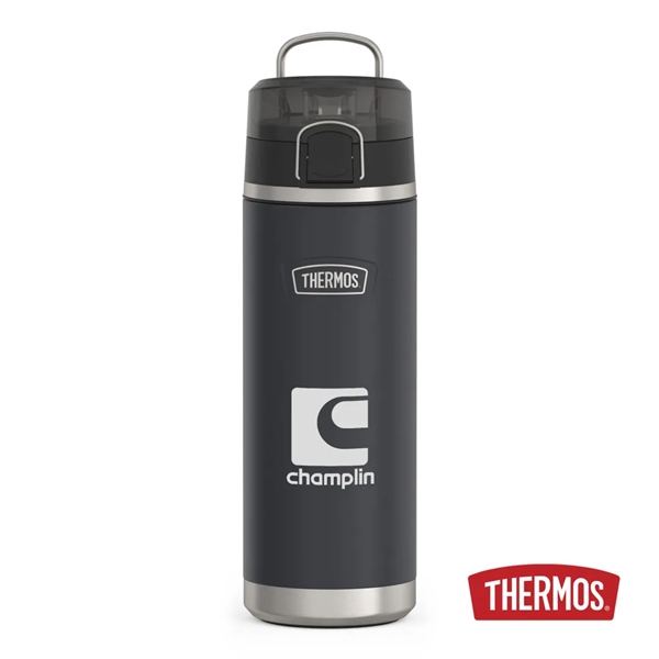 Thermos® ICON SS Hydration Bottle w/Spout - 24oz - Thermos® ICON SS Hydration Bottle w/Spout - 24oz - Image 7 of 10
