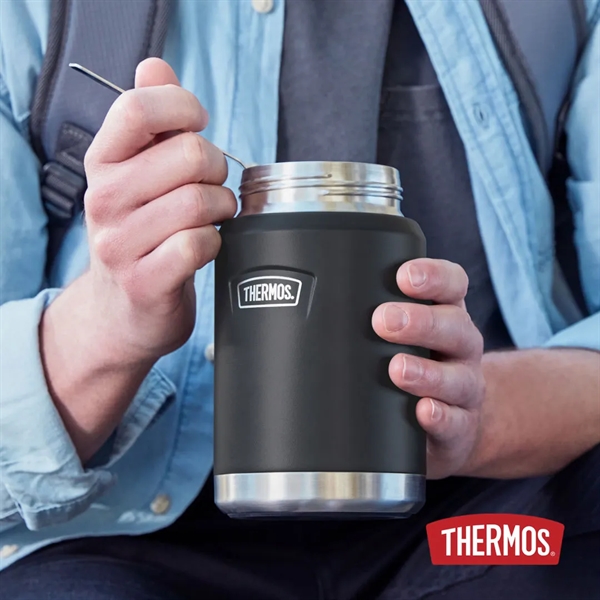 Thermos® ICON SS Food Jar w/Spoon - 24oz - Thermos® ICON SS Food Jar w/Spoon - 24oz - Image 7 of 10