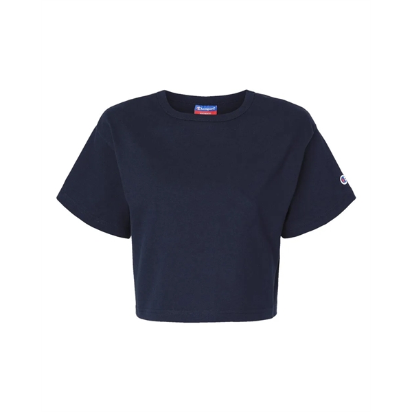 Champion Women's Heritage Jersey Crop T-Shirt - Champion Women's Heritage Jersey Crop T-Shirt - Image 7 of 8