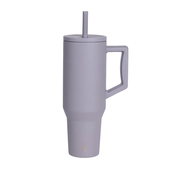 Elemental® 40oz Commuter Tumbler With Handle and Straws - Elemental® 40oz Commuter Tumbler With Handle and Straws - Image 4 of 41
