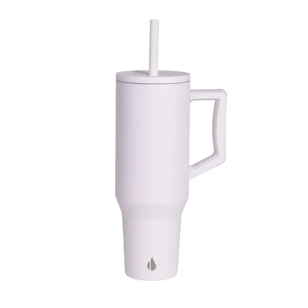 Elemental® 40oz Commuter Tumbler With Handle and Straws - Elemental® 40oz Commuter Tumbler With Handle and Straws - Image 5 of 41