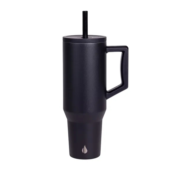 Elemental® 40oz Commuter Tumbler With Handle and Straws - Elemental® 40oz Commuter Tumbler With Handle and Straws - Image 3 of 41