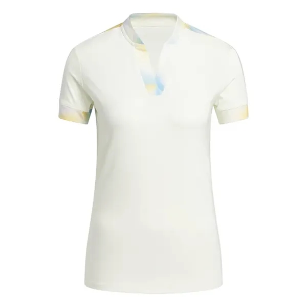 Adidas Ladies Ultimate365 Printed Polo - Adidas Ladies Ultimate365 Printed Polo - Image 4 of 5