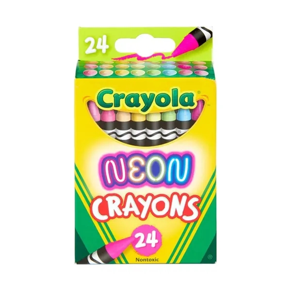 Crayola Neon 24 Count Crayons - Crayola Neon 24 Count Crayons - Image 0 of 0