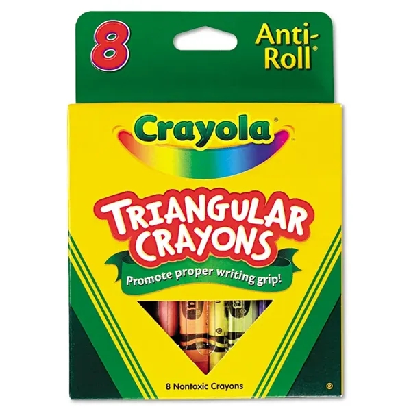 Crayola 8 Count Triangular Anti-Roll Crayons - Crayola 8 Count Triangular Anti-Roll Crayons - Image 0 of 0