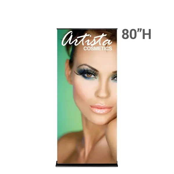 36" Silverstep Retractable Stand & 80" Vinyl Banner - 36" Silverstep Retractable Stand & 80" Vinyl Banner - Image 3 of 6