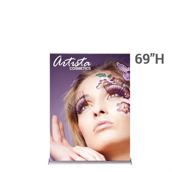 48" SIlverstep Retractable Stand & 69" Vinyl Banner - 48" SIlverstep Retractable Stand & 69" Vinyl Banner - Image 2 of 4