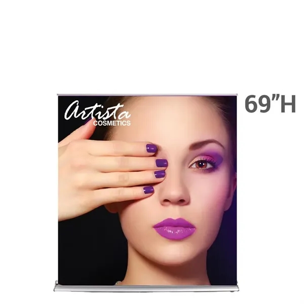 60" Silverstep Retractable Stand & 69" Fabric Banner - 60" Silverstep Retractable Stand & 69" Fabric Banner - Image 2 of 4