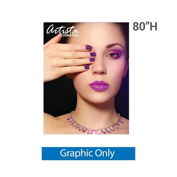 60" Silverstep Retractable Stand & 80" Fabric Banner - 60" Silverstep Retractable Stand & 80" Fabric Banner - Image 3 of 4