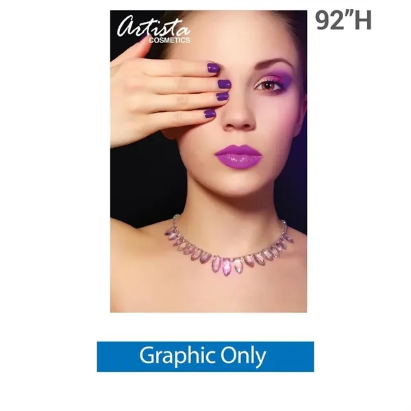 60" Silverstep Retractable Stand & 92" Fabric Banner - 60" Silverstep Retractable Stand & 92" Fabric Banner - Image 3 of 4