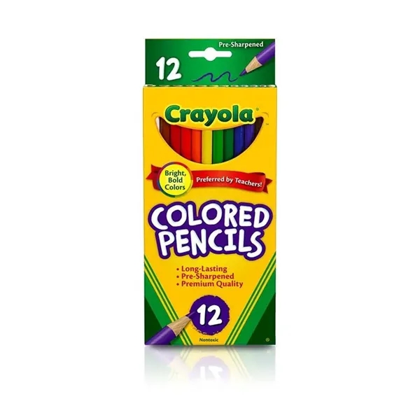 Crayola 12 Count Long Colored Pencils - Crayola 12 Count Long Colored Pencils - Image 0 of 0