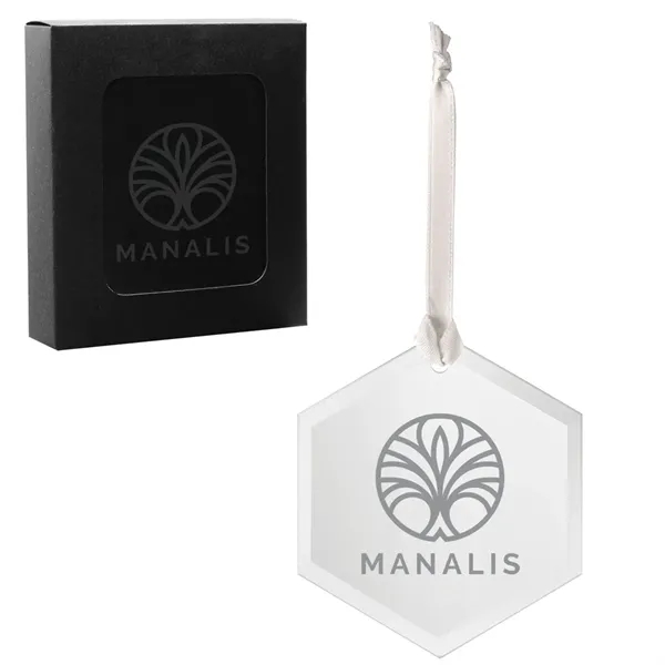 Beveled Glass Holiday Christmas Tree Ornament - Beveled Glass Holiday Christmas Tree Ornament - Image 1 of 2