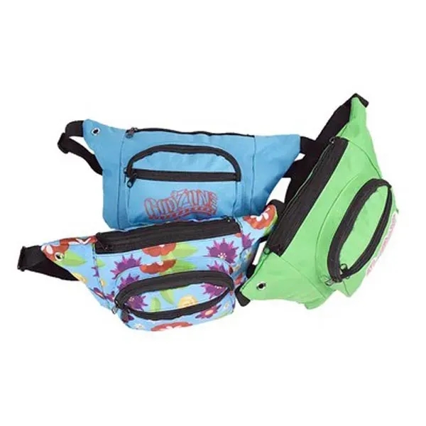 4 Zipper Pocket With Full color Printed Fanny Pack - 4 Zipper Pocket With Full color Printed Fanny Pack - Image 3 of 3