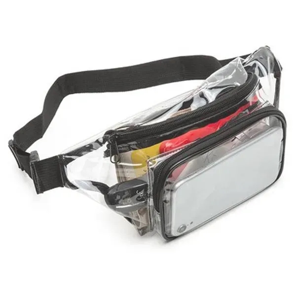 Customized Waterproof Waist Bag Clear Purse Transparent - Customized Waterproof Waist Bag Clear Purse Transparent - Image 4 of 4