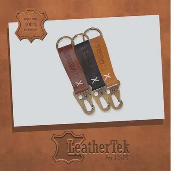Leather Carabiner Keychain - Leather Carabiner Keychain - Image 5 of 5