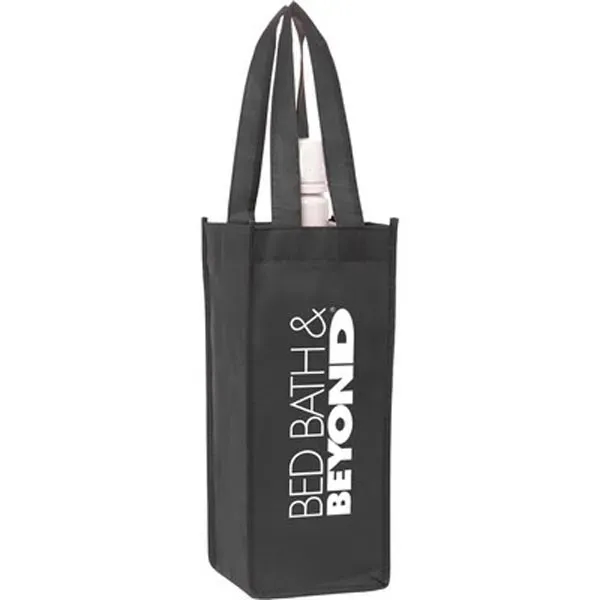 Custom Printed Wine Tote Bag - Custom Printed Wine Tote Bag - Image 2 of 4