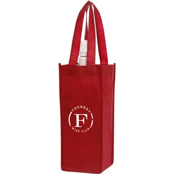 Custom Printed Wine Tote Bag - Custom Printed Wine Tote Bag - Image 3 of 4