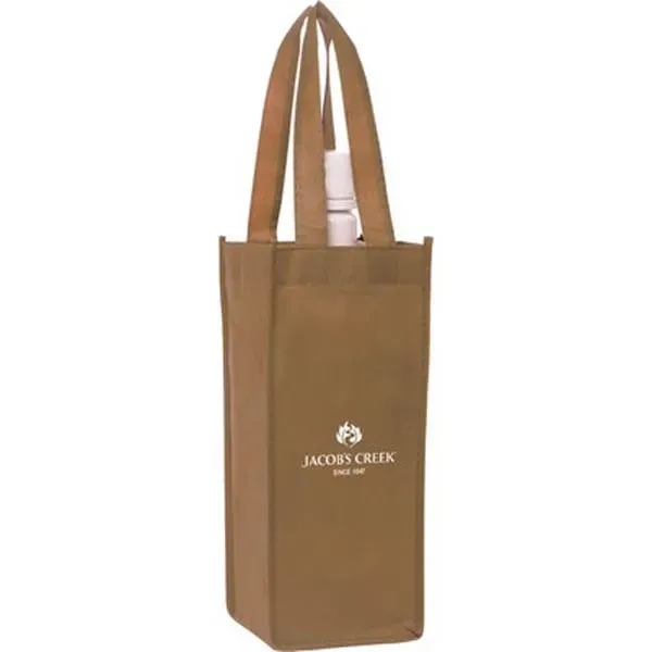 Custom Printed Wine Tote Bag - Custom Printed Wine Tote Bag - Image 4 of 4
