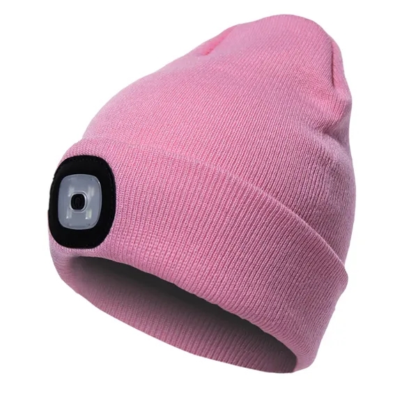 LED Headlamp Winter Cap Lighted Hat Flashlight Gifts - LED Headlamp Winter Cap Lighted Hat Flashlight Gifts - Image 1 of 3