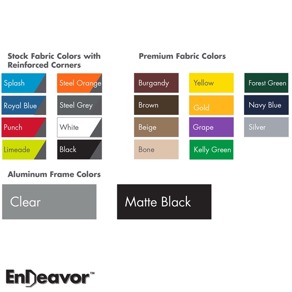 Endeavor™ Pro 10' x 15' - Digital Print-Aluminum Frame - Endeavor™ Pro 10' x 15' - Digital Print-Aluminum Frame - Image 6 of 6