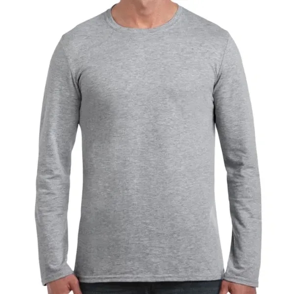 Gildan 4.5 oz 100% Preshrunk Cotton Adult Long Sleeve Tshirt - Gildan 4.5 oz 100% Preshrunk Cotton Adult Long Sleeve Tshirt - Image 6 of 8