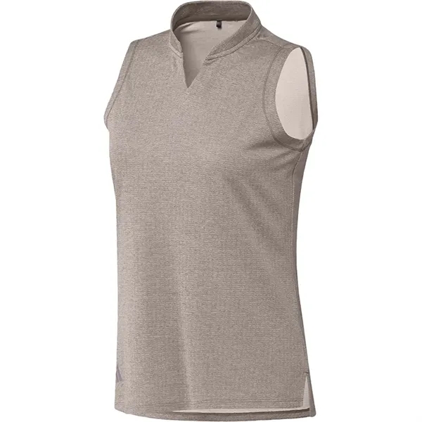 Adidas Ladies Ultimate365 Heat.Rdy Textured Sleeveless Polo - Adidas Ladies Ultimate365 Heat.Rdy Textured Sleeveless Polo - Image 0 of 4