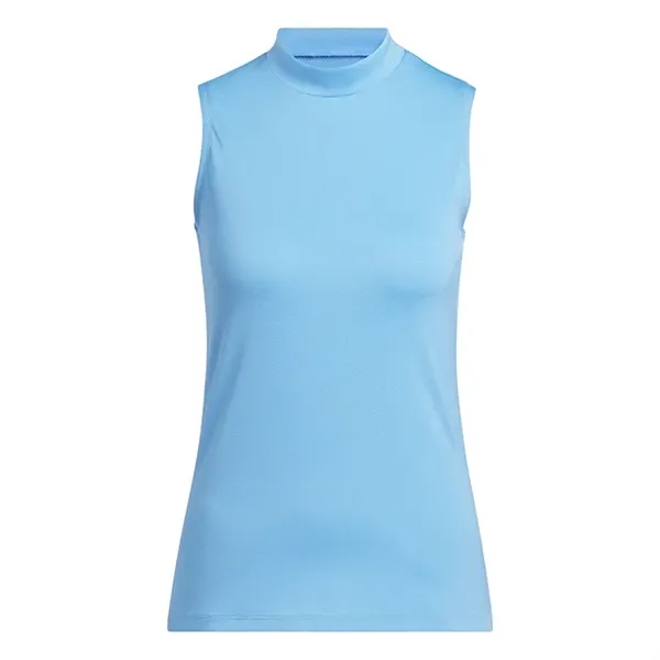 Adidas Ladies Ultimate365 Sleeveless Mock Neck Polo - Adidas Ladies Ultimate365 Sleeveless Mock Neck Polo - Image 1 of 4