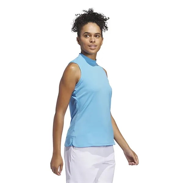 Adidas Ladies Ultimate365 Sleeveless Mock Neck Polo - Adidas Ladies Ultimate365 Sleeveless Mock Neck Polo - Image 2 of 4