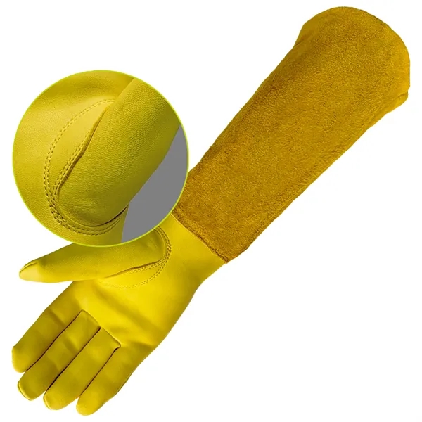Leather Garden Gloves - Leather Garden Gloves - Image 2 of 4