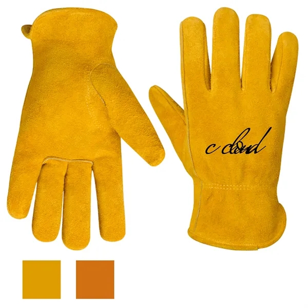 Genuine Leather Work Gloves - Genuine Leather Work Gloves - Image 0 of 4