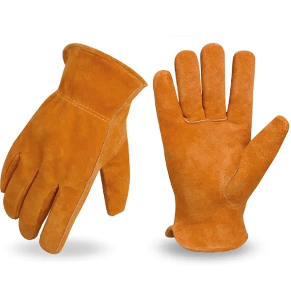 Genuine Leather Work Gloves - Genuine Leather Work Gloves - Image 1 of 4