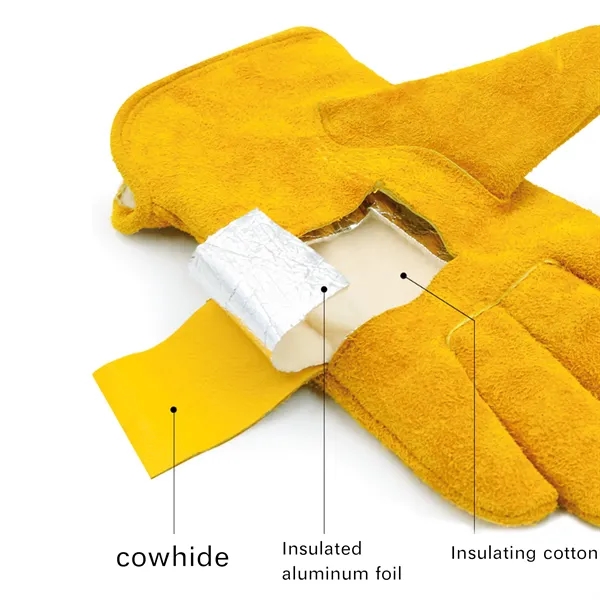 Genuine Leather Work Gloves - Genuine Leather Work Gloves - Image 2 of 4