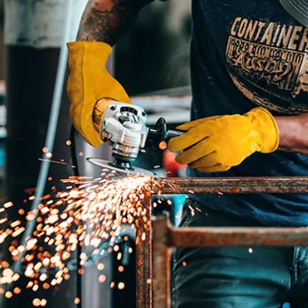 Genuine Leather Work Gloves - Genuine Leather Work Gloves - Image 3 of 4