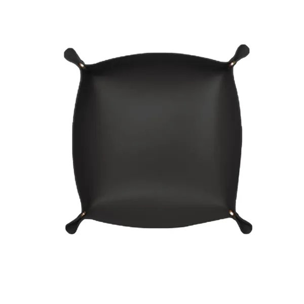 Corner Clasp Leatherette Accessory Bowl - Corner Clasp Leatherette Accessory Bowl - Image 2 of 7