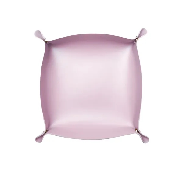 Corner Clasp Leatherette Accessory Bowl - Corner Clasp Leatherette Accessory Bowl - Image 3 of 7