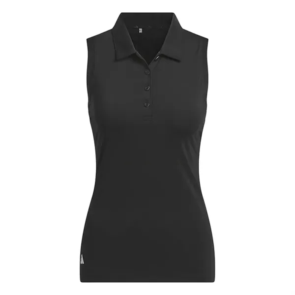 Adidas Ladies Ultimate365 Solid Sleeveless Polo - Adidas Ladies Ultimate365 Solid Sleeveless Polo - Image 0 of 6